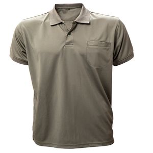 חולצת פולו Dry-Fit ש.קצר+כיס ירוק זית SIGNET S