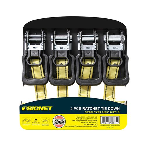 סט רצועות מתיחה 4 יח SIGNET