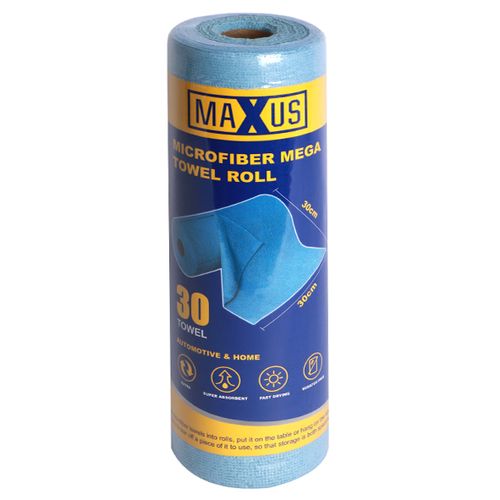 גליל מגבות מיקרופייבר S, כחול MAXUS
