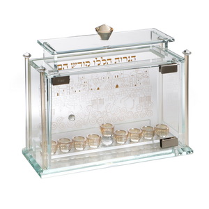 חנוכיה אקווריום קריסטל