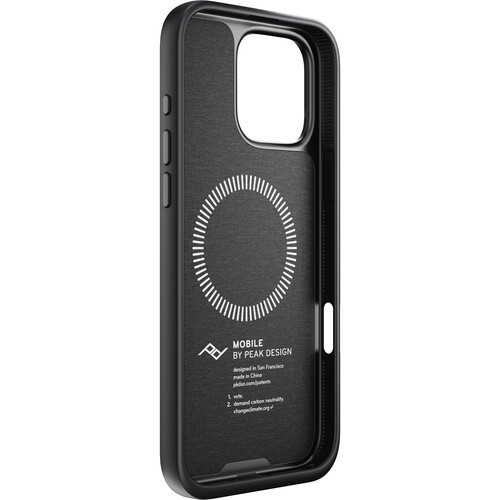 כיסוי Peak Design Everyday Loop Case For iPhone 16 Pro Max אפור כהה Charcoal