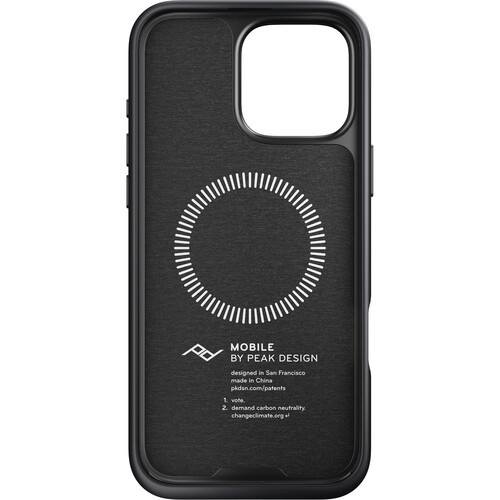 כיסוי Peak Design Everyday Loop Case For iPhone 16 Pro Max אפור כהה Charcoal