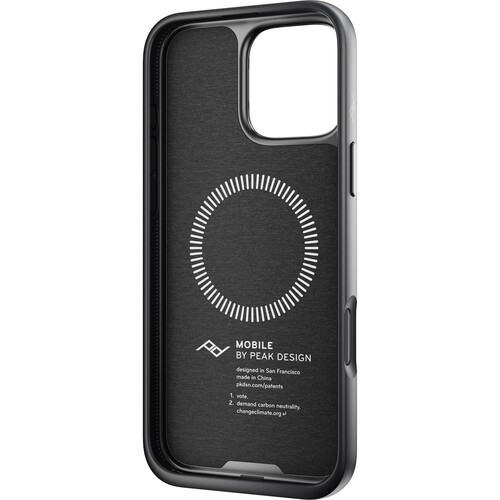 כיסוי Peak Design Everyday Loop Case For iPhone 16 Pro Max אפור כהה Charcoal