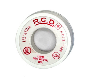 סרט טפלון לבן RGD פרימיום רוחב "1/2 אורך 12 מטר