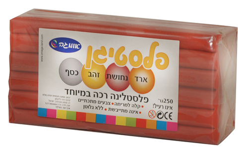 פלסטלינה בצבע נחושת מתכתי/ פלסטיגן/ אומגה