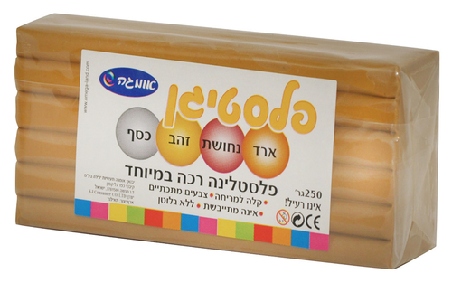 פלסטלינה בצבע זהב מתכתי/ פלסטיגן/ אומגה