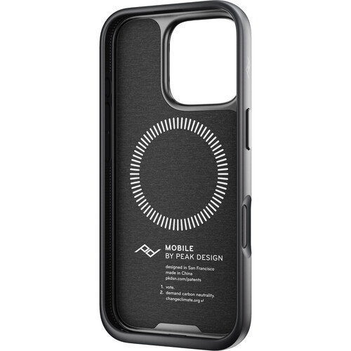 כיסוי Peak Design Everyday Case For iPhone 16 Pro אפור כהה Charcoal