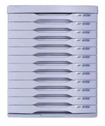  סט 12 מגירות לשולחן SDS - לבן