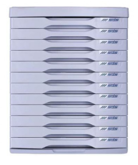 סט 12 מגירות לשולחן SDS - לבן