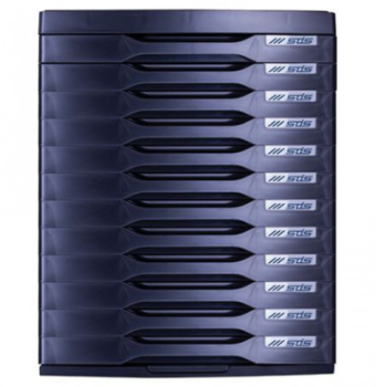 סט 12 מגירות לשולחן SDS - שחור