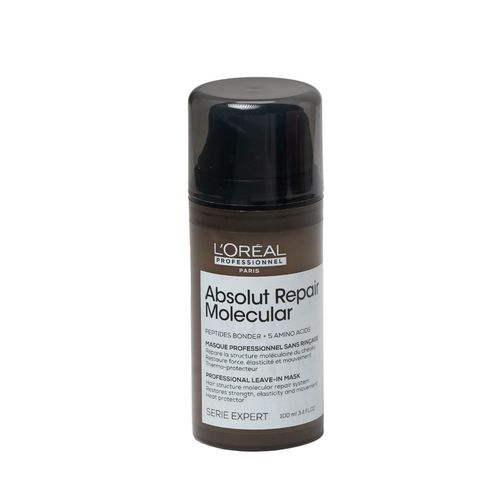 מסכה ללא שטיפה לשיקום שיער מיידי ABSOLUT REPAIR MOLECULAR אבסולוט ריפייר מולקולר לוריאל 100 מ
