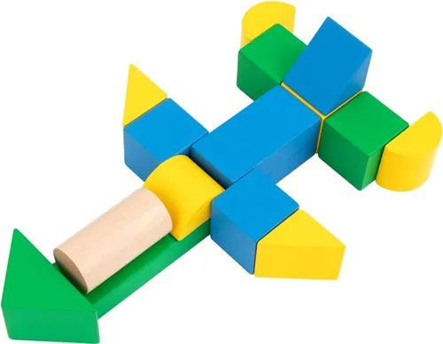 דלי קוביות עץ - חיי העיר