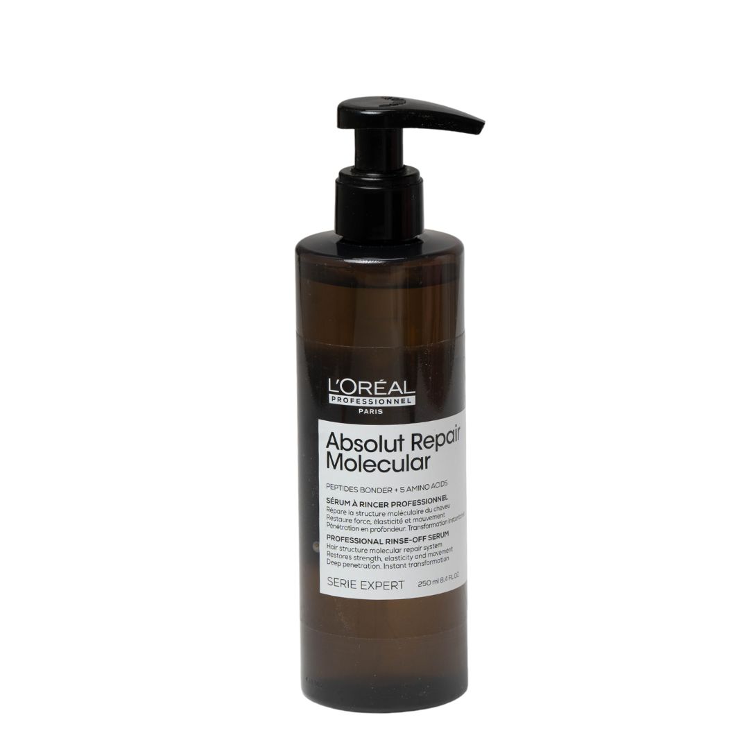 סרום נשטף לשיקום שיער מיידי ABSOLUT REPAIR MOLECULAR לוריאל 250 מ"ל