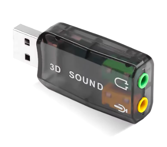 מתאם מ USB לPL - מתאם אוזניות ומיקרופון