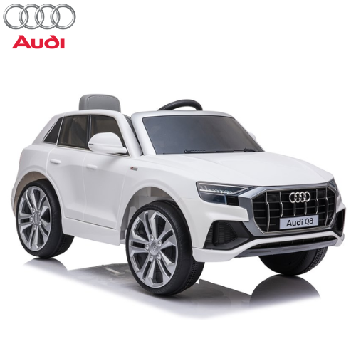  ממונע לילדים Audi Q8 12V הצורה החדשה - צבע לבן