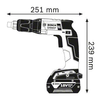 גוף מברגת גבס BOSCH GSR 18V EC TE