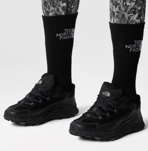 סט 3 גרבי טיולים MULTI SPORT CUSH CREW SOCK 3P שחור/אפור/לבן - The North Face