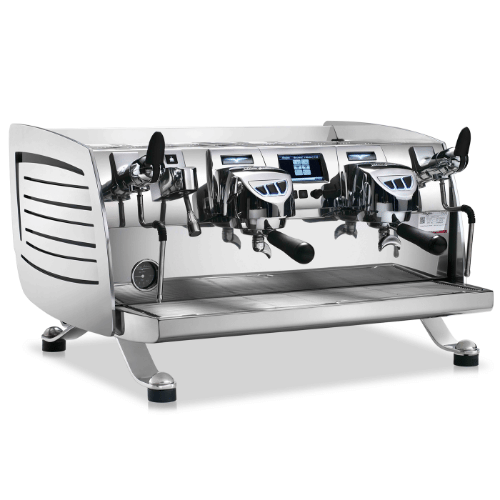 מכונת אספרסו מקצועית 2 ראשים שחור/לבן - Victoria Arduino Black Eagle Volumetric 2GR