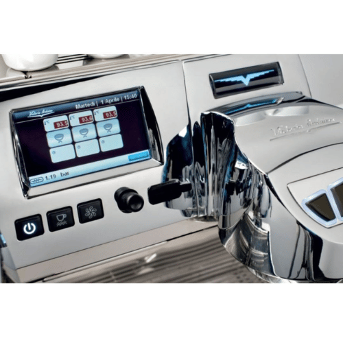 מכונת אספרסו מקצועית 2 ראשים שחור/לבן - Victoria Arduino Black Eagle Volumetric 2GR