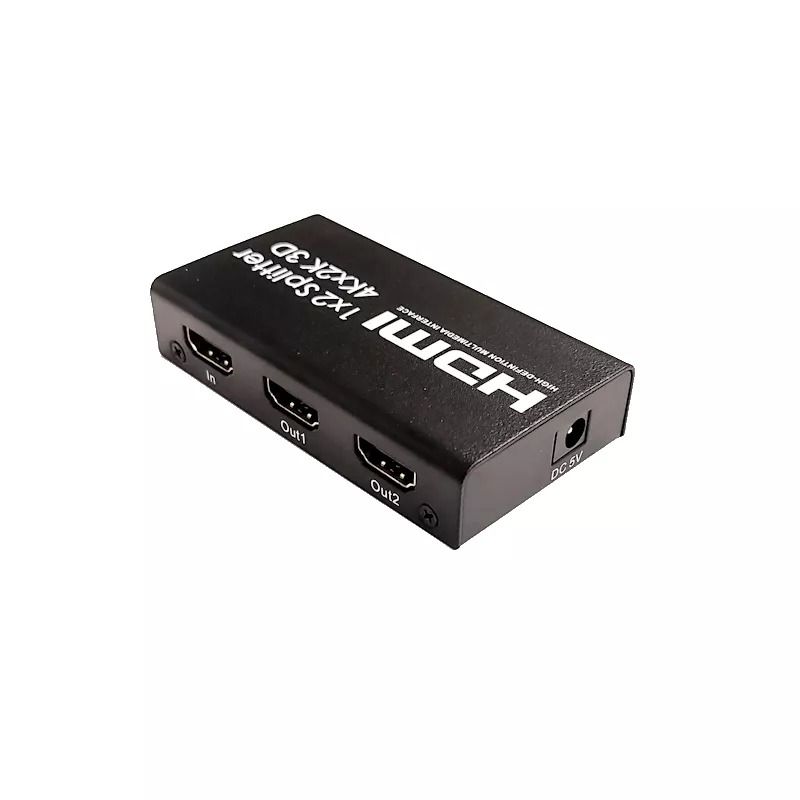 מפצל מסכים 1 ל2 ( אותה תצוגה ב2 מסכים ) GOLD TOUCH 4K HDMI-4K-S2