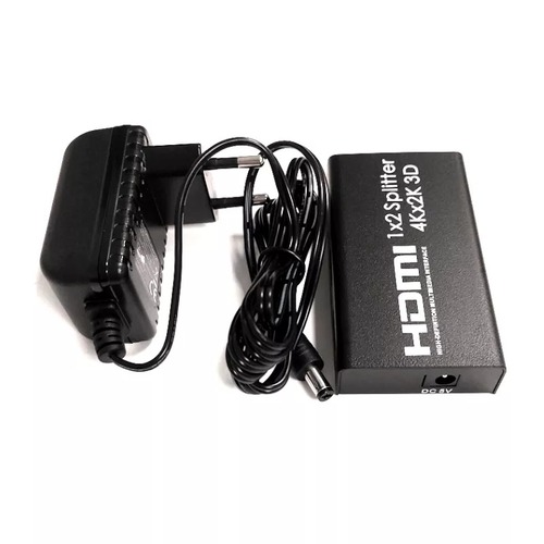 מפצל מסכים 1 ל2 ( אותה תצוגה ב2 מסכים ) GOLD TOUCH 4K HDMI-4K-S2