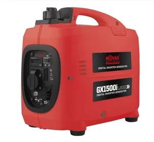 גנרטור מושתק רציף ,אינוורטר בנזין חד פאזי 1000w דגם GX1500i יצרן NOVAX