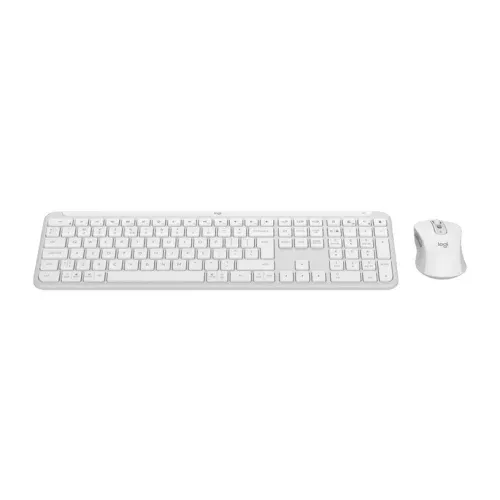 סט מקלדת + עכבר אלחוטיים MK950 Off White Logitech לוג'יטק