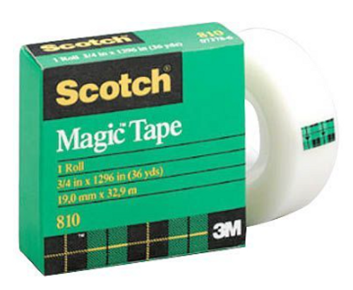  סרט הדבקה חלבי לא מצטלם 810 3M Scotch