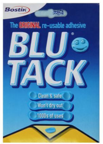  דבק בלוטק - דבק פלסטלינה Blue tack
