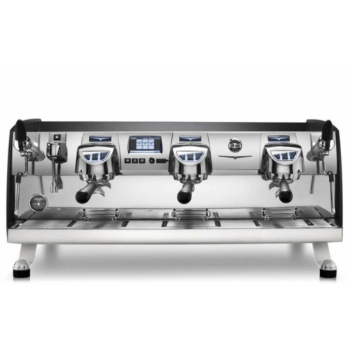 מכונת אספרסו מקצועית 3 ראשים שחור/לבן - Victoria Arduino Black Eagle Volumetric 3GR