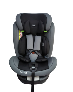 מושב ג'ובאני מסתובב 360 עם רגלית מבית EASY BABYאפור