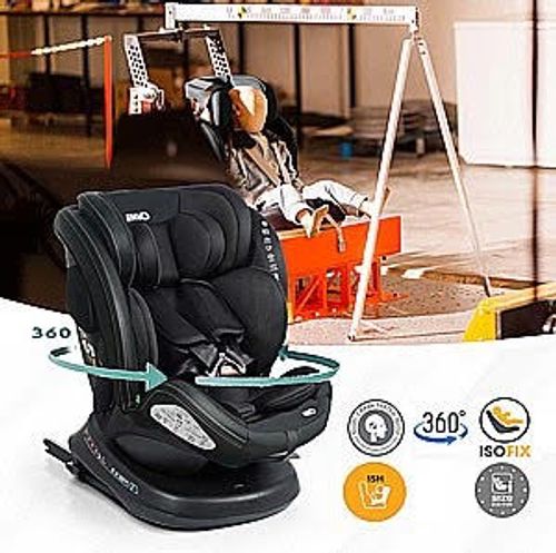 כסא דגם + Leo מסתובב 360 מעלות עם איזו פיקס תקן I size- שכיבה מלאה  