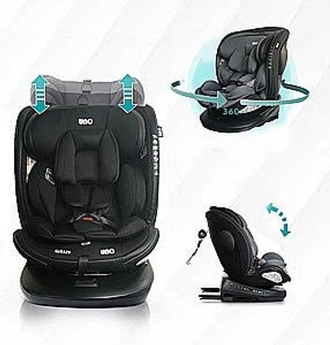 כסא דגם + Leo מסתובב 360 מעלות עם איזו פיקס תקן I size- שכיבה מלאה  