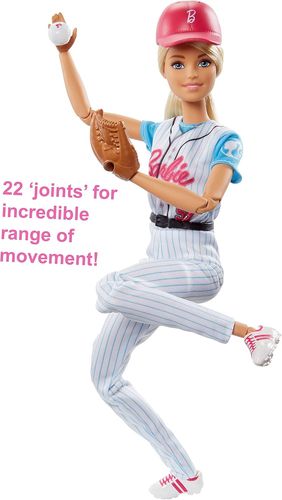 ברבי שחקנית בייסבול FRL98 BARBIE