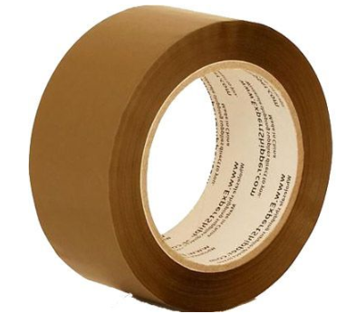 סרט PVC חום 2" אורך 60 מטר