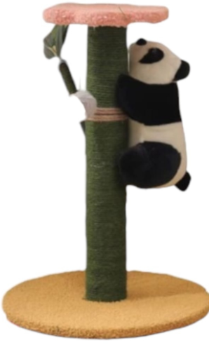 מגרדת עמוד עם פנדה לחתולים