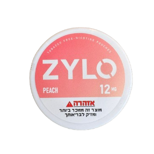 ZYLO בטעם אפרסק - חוזק 12 מ