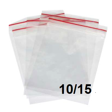שקיות פס סגור 10/15 ס"מ
