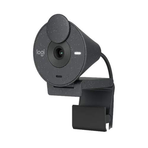 מצלמת רשת בצבע גרפיט Logitech 960-001436 BRIO 300 WebCam