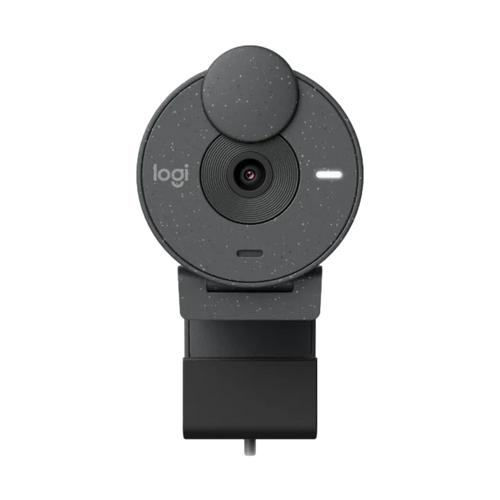 מצלמת רשת בצבע גרפיט Logitech 960-001436 BRIO 300 WebCam