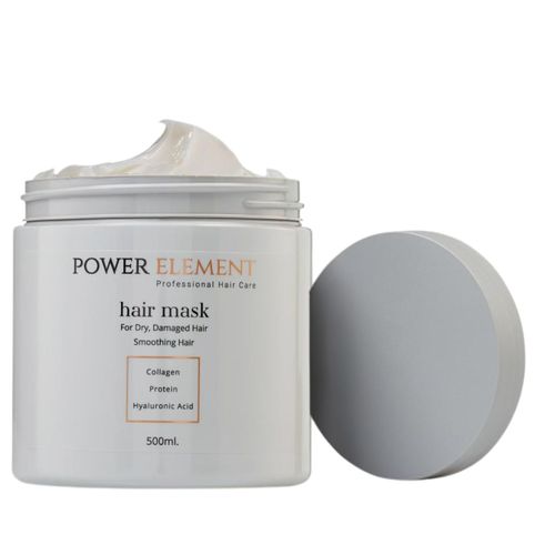 מסכה לשיער יבש, פגום ולשיער שעבר החלקה POWER ELEMENT פאוור אלמנט 500 מ