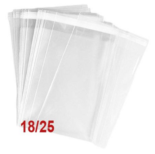  100 שקיות צלופן 18/25 ס