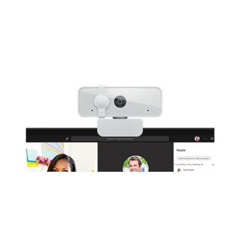 מצלמה צבע לבן Lenovo 300 GXC1E71383 FHD Webcam 
