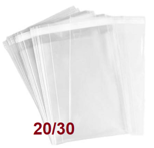  100 שקיות צלופן 20/30 ס