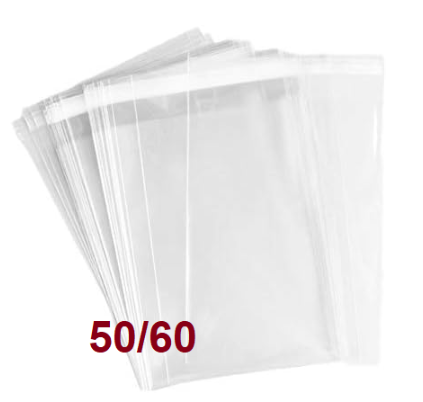 100 שקיות צלופן 50/60 ס"מ
