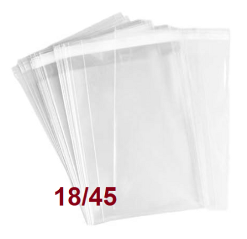  100 שקיות צלופן 18/45 ס