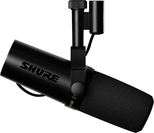מיקרופון דינמי לשידור והקלטה פודקאסט – SHURE SM7B dB