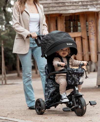 תלת אופן דו-כיווני מעוצב, עם קיפול סופר קומפקטי ו 3 שלבי שימוש - אבן מודפס