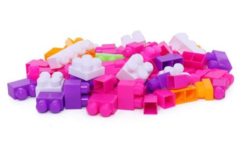 שק 80 לבני הרכבה (ורוד) Build me Up