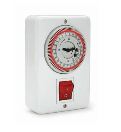 שעון לדוד 24 שעות + מפסק מעל הטיח דילאור